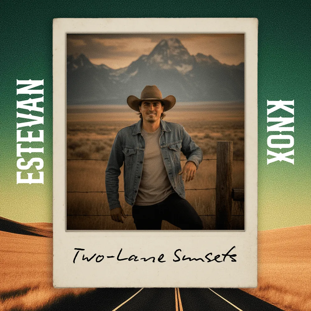 Two-Lane Sunsets album cover by Estevan Knox